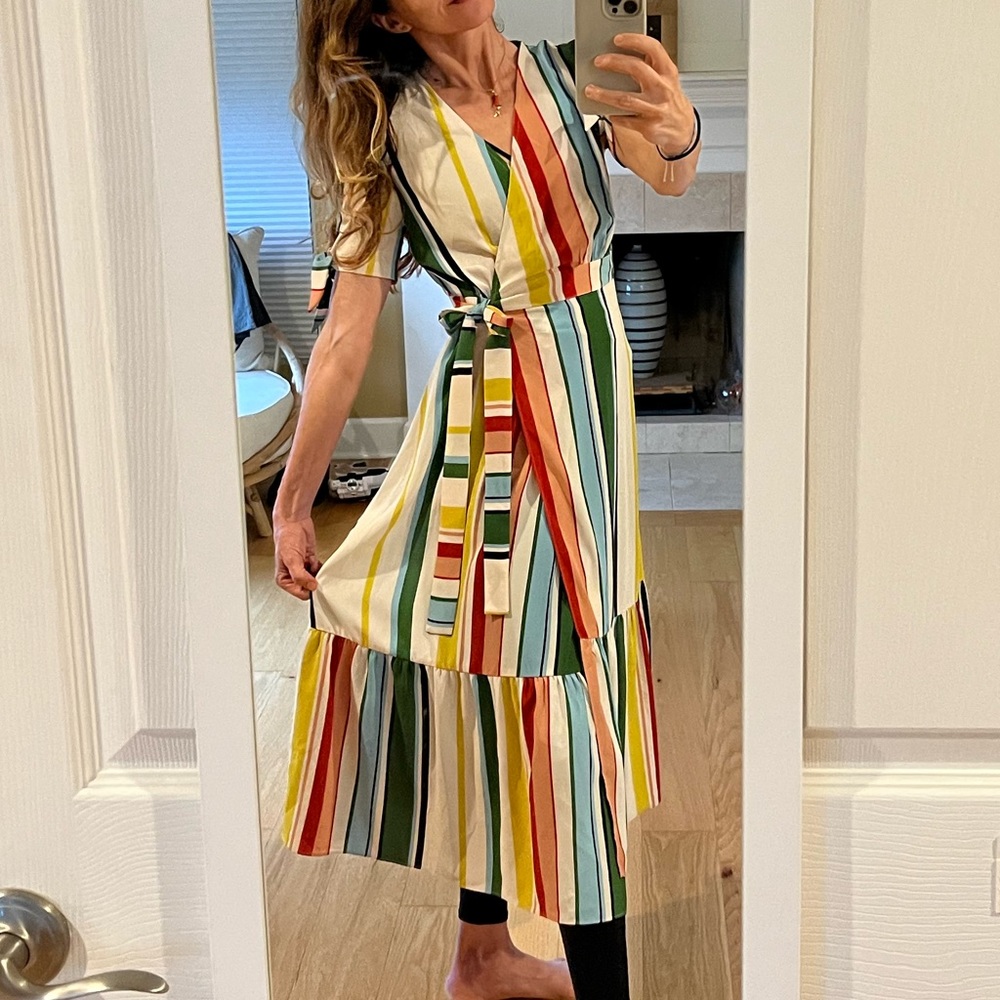 Wrap Midi Dress XS-M